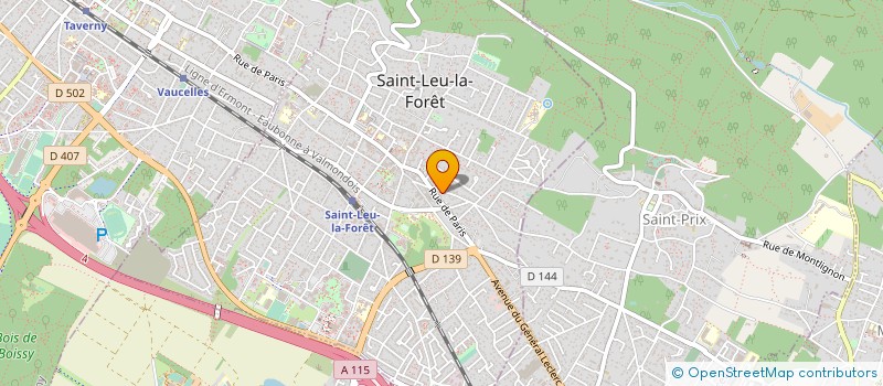 localisation de l'entreprise MADAME PIERRETTE CASTANIER à SAINT-LEU-LA-FORET