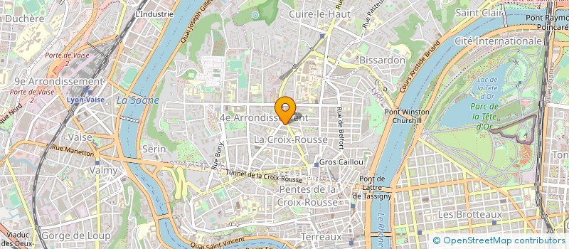 localisation de l'entreprise MADAME PIERRETTE CATTELIN à LYON