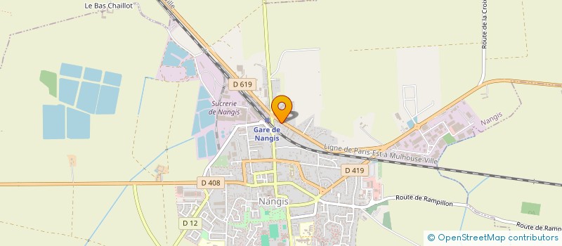 localisation de l'entreprise MADAME PIERRETTE CHEVILLON  NANGIS