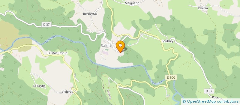 localisation de l'entreprise MADAME PIERRETTE CRESPE  SAINT-MARTIN-DE-FUGERES