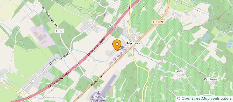 localisation de l'entreprise MADAME PIERRETTE DALESME  SAINT-DENIS-DE-PILE