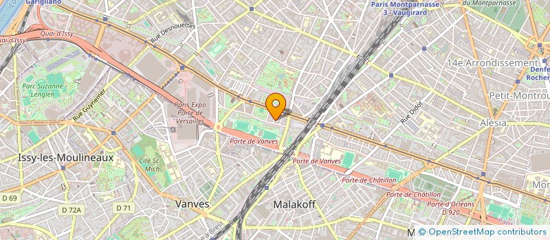 localisation de l'entreprise MADAME PIERRETTE DARD  PARIS