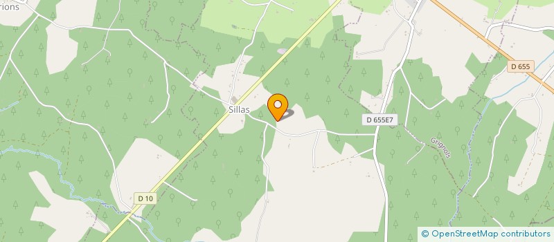 localisation de l'entreprise MADAME PIERRETTE DARROMAN  SILLAS