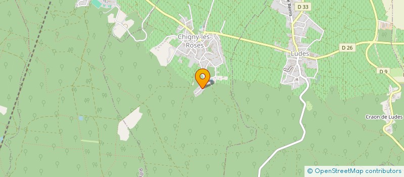 localisation de l'entreprise MADAME PIERRETTE DEBRUYNE  CHIGNY-LES-ROSES