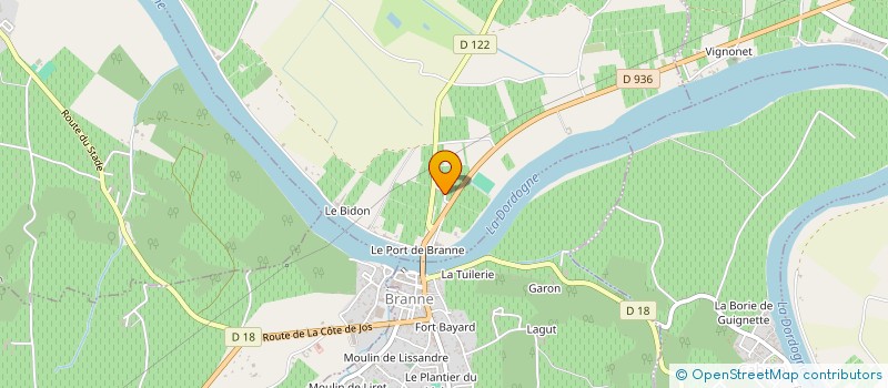 localisation de l'entreprise MADAME PIERRETTE DEHAUT à SAINT-EMILION