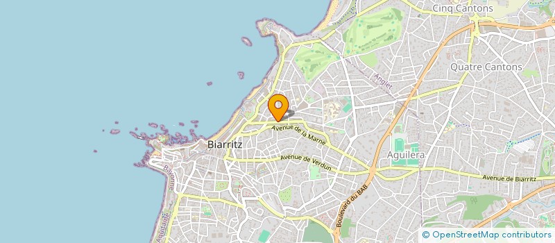 localisation de l'entreprise MADAME PIERRETTE DELAFOLIE à BIARRITZ