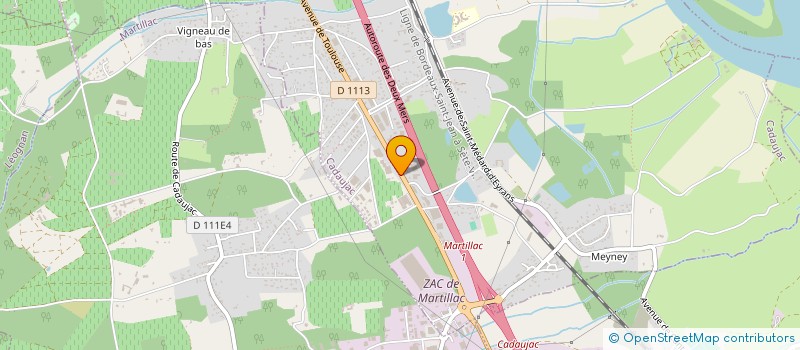 localisation de l'entreprise MADAME PIERRETTE DOLOIR  CADAUJAC