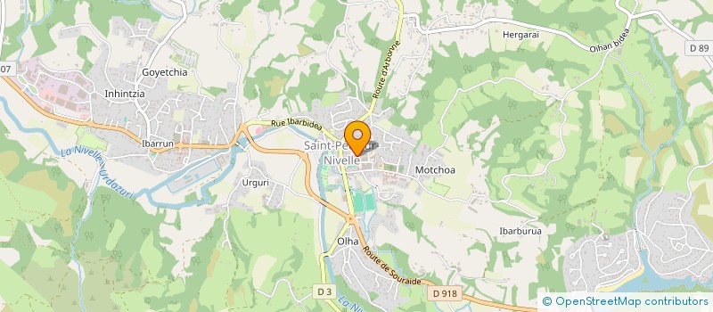 localisation de l'entreprise MADAME PIERRETTE DOURISBOURE à SAINT-PEE-SUR-NIVELLE