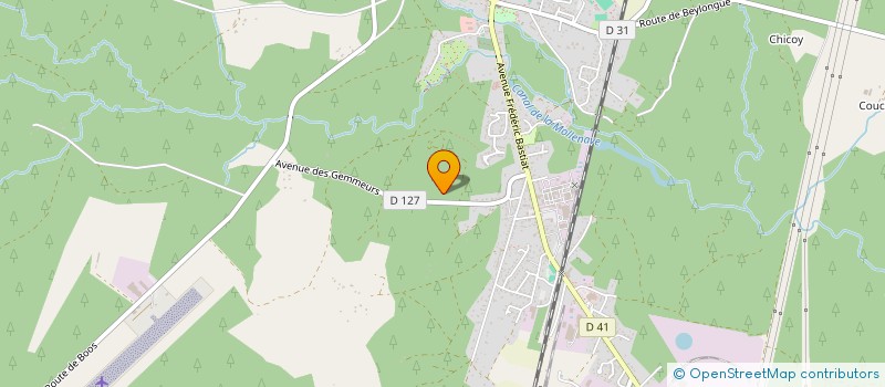 localisation de l'entreprise MADAME PIERRETTE DOURTHE  RION-DES-LANDES