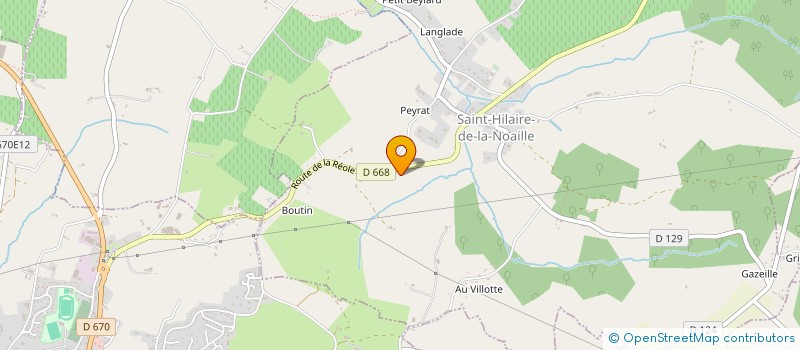 localisation de l'entreprise MADAME PIERRETTE DUBOURG  SAINT-HILAIRE-DE-LA-NOAILLE