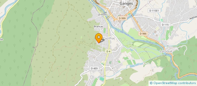 localisation de l'entreprise MADAME PIERRETTE DUCHAUSSOY  CAZILHAC