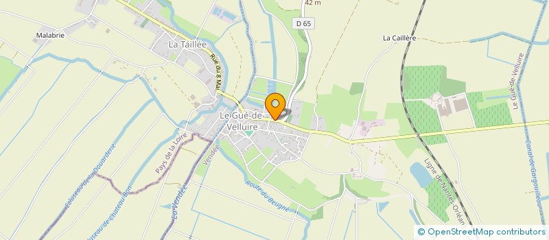 localisation de l'entreprise MADAME PIERRETTE DUFFAUT à LE GUE-DE-VELLUIRE