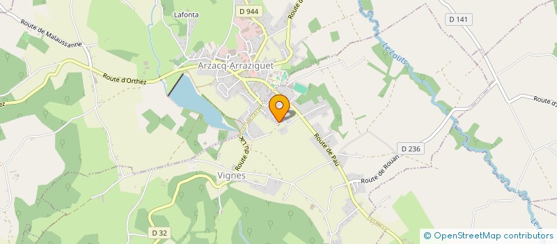 localisation de l'entreprise MADAME PIERRETTE DUPUCH  VIGNES