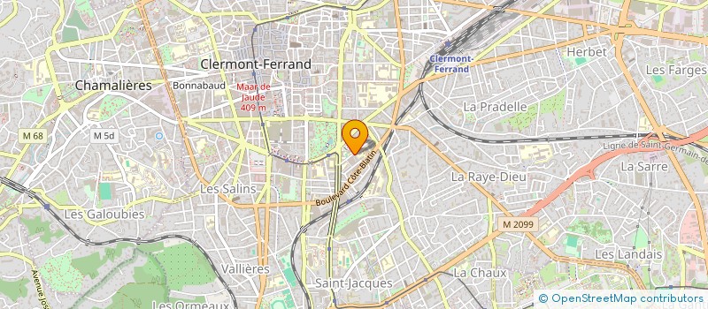 localisation de l'entreprise MADAME PIERRETTE FAURE  CLERMONT-FERRAND