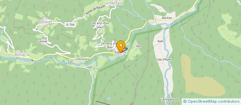 localisation de l'entreprise MADAME PIERRETTE FAURE à BORDES-UCHENTEIN