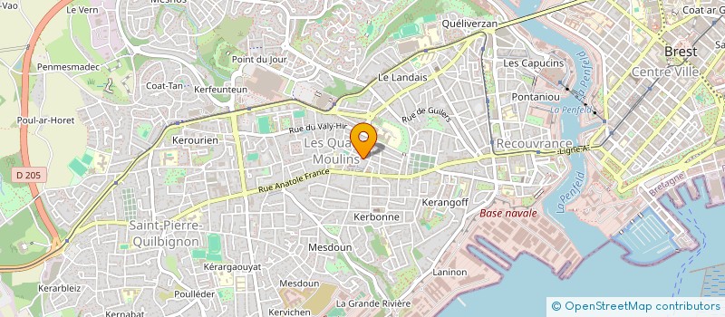 localisation de l'entreprise MADAME PIERRETTE FEBVE à BREST