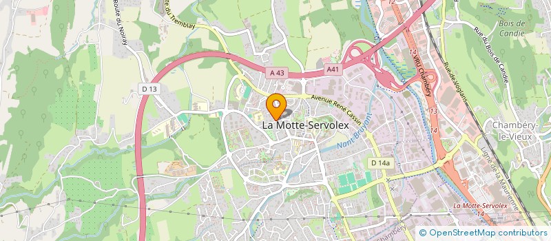 localisation de l'entreprise MADAME PIERRETTE FRIESS à LA MOTTE-SERVOLEX