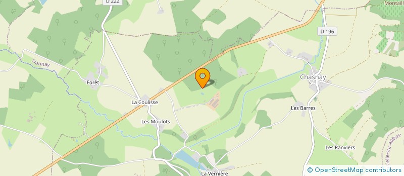 localisation de l'entreprise MADAME PIERRETTE FROMAGEOT  CHASNAY