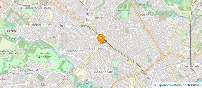 localisation de l'entreprise MADAME PIERRETTE GEINCHELEAU  SAINT-HERBLAIN