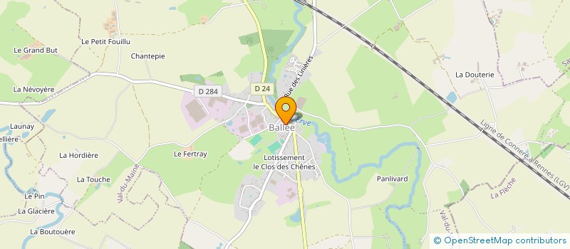 localisation de l'entreprise MADAME PIERRETTE GOUPIL  VAL-DU-MAINE