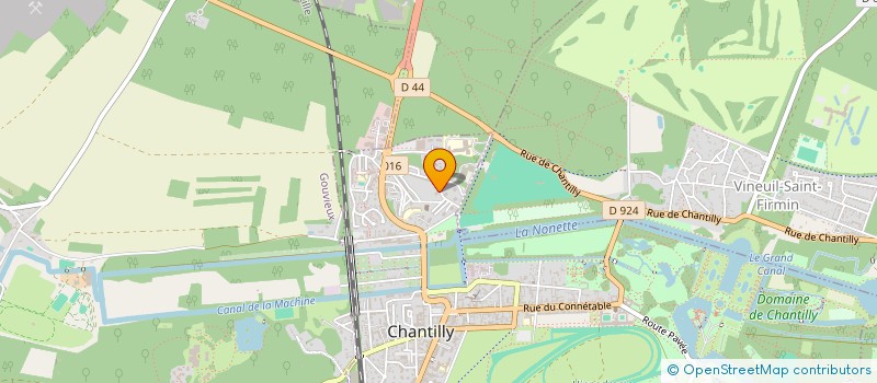 localisation de l'entreprise MADAME PIERRETTE GUAY  CHANTILLY