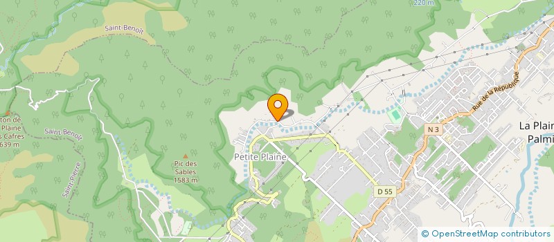 localisation de l'entreprise MADAME PIERRETTE HOARAU à LA PLAINE-DES-PALMISTES