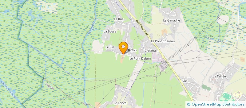 localisation de l'entreprise MADAME PIERRETTE HOSPITAL  SAINT-MALO-DE-GUERSAC