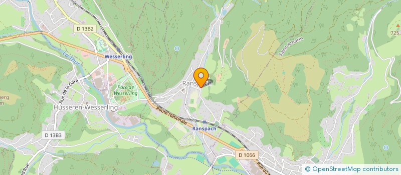 localisation de l'entreprise MADAME PIERRETTE HUEBER  RANSPACH