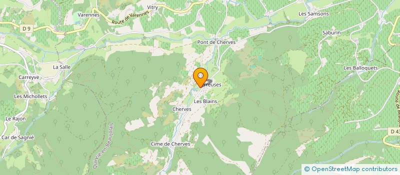 localisation de l'entreprise MADAME PIERRETTE JAMBON à QUINCIE EN BEAUJOLAIS