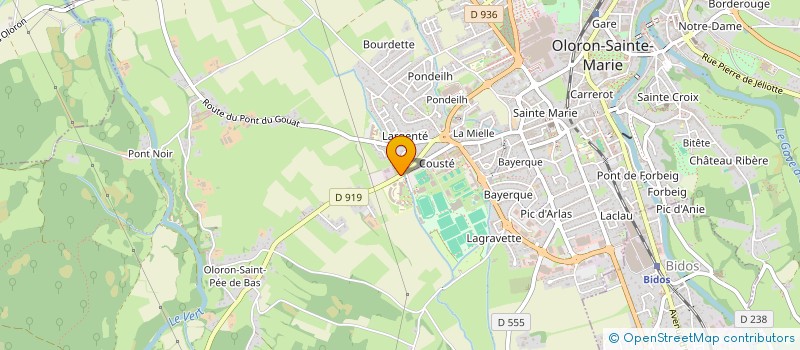 localisation de l'entreprise MADAME PIERRETTE LABAIG  OLORON-SAINTE-MARIE