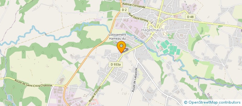 localisation de l'entreprise MADAME PIERRETTE LACOUTURE  HAGETMAU