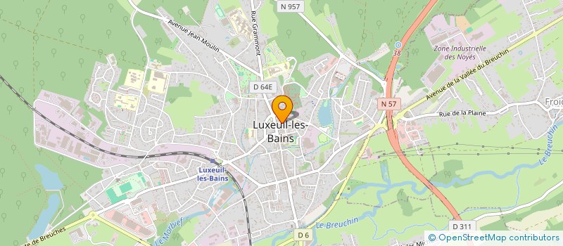 localisation de l'entreprise MADAME PIERRETTE LAMBOLEY à LUXEUIL-LES-BAINS