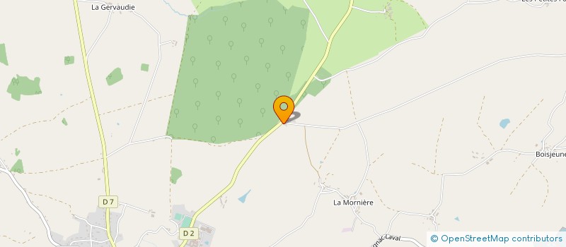 localisation de l'entreprise MADAME PIERRETTE LARUE à DOMPIERRE-LES-EGLISES