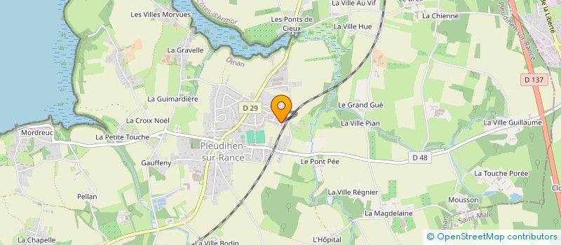 localisation de l'entreprise MADAME PIERRETTE LAUNEY  PLEUDIHEN-SUR-RANCE