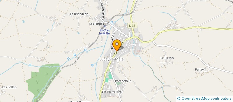 localisation de l'entreprise MADAME PIERRETTE LECOMTE à LUCAY-LE-MALE