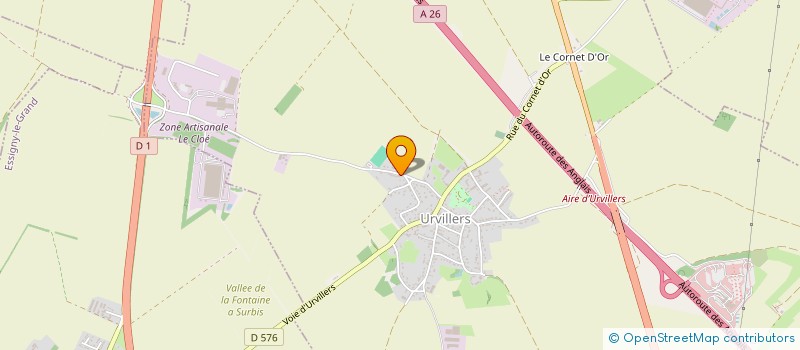 localisation de l'entreprise MADAME PIERRETTE LELONG à URVILLERS