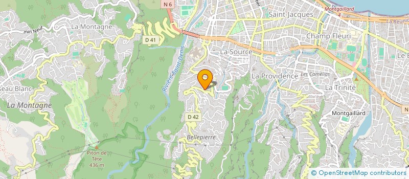 localisation de l'entreprise MADAME PIERRETTE LENGRAND  SAINT-DENIS