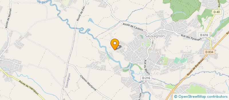 localisation de l'entreprise MADAME PIERRETTE LOUSTALET  SAUVAGNON