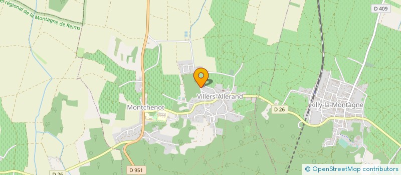 localisation de l'entreprise MADAME PIERRETTE LUCQUET  VILLERS-ALLERAND