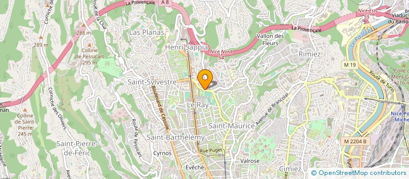 localisation de l'entreprise MADAME PIERRETTE MALAVARD à NICE