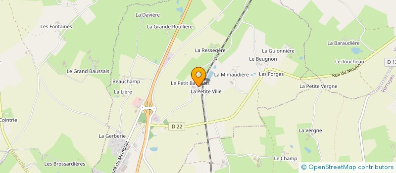 localisation de l'entreprise MADAME PIERRETTE MASSE  MAZIERES-EN-GATINE