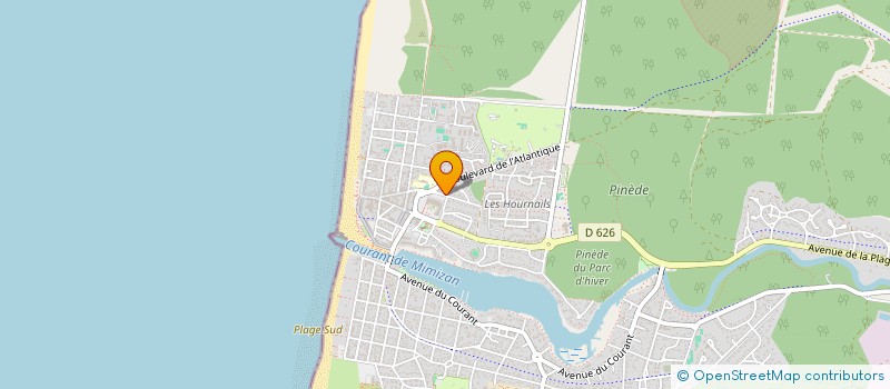 localisation de l'entreprise MADAME PIERRETTE MEILHAN  PONTENX-LES-FORGES