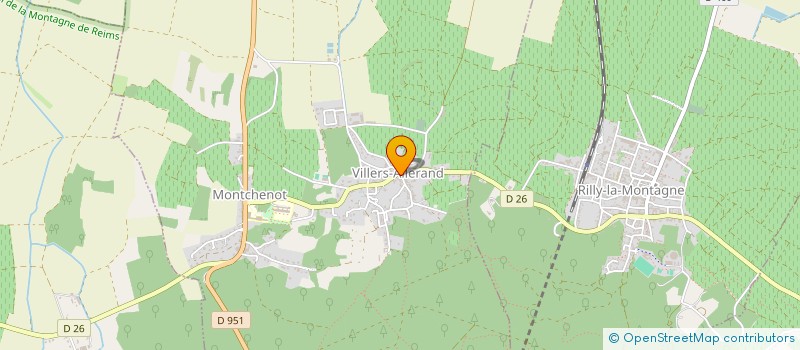 localisation de l'entreprise MADAME PIERRETTE METIER  VILLERS-ALLERAND