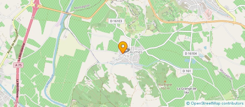 localisation de l'entreprise MADAME PIERRETTE MICHEL  AUMES