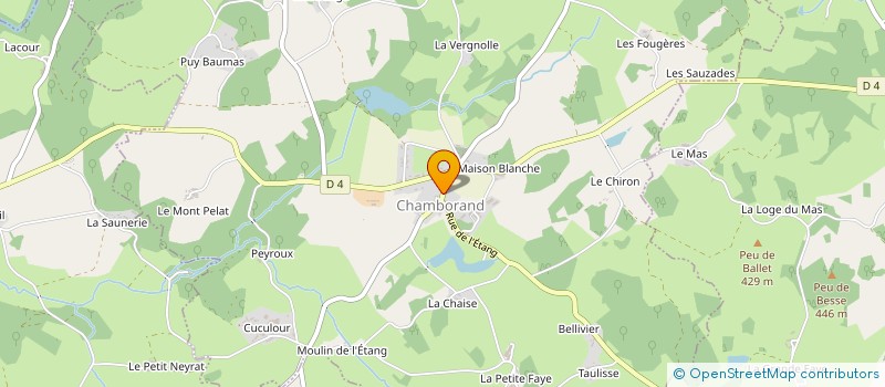 localisation de l'entreprise MADAME PIERRETTE MICHEL-BIGARD  CHAMBORAND