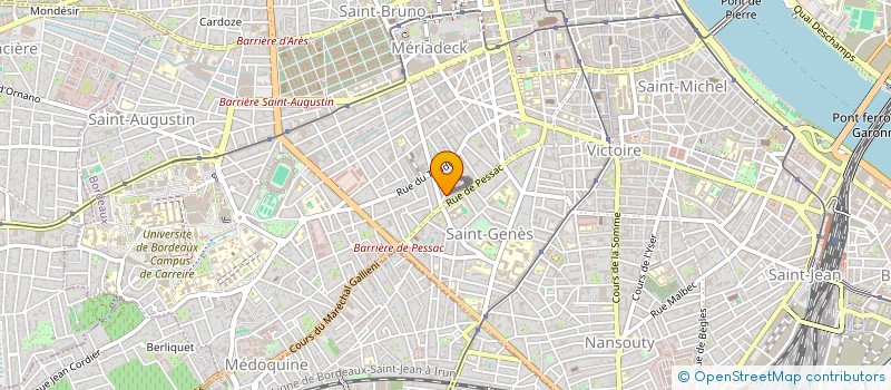 localisation de l'entreprise MADAME PIERRETTE MONTAUT  BORDEAUX