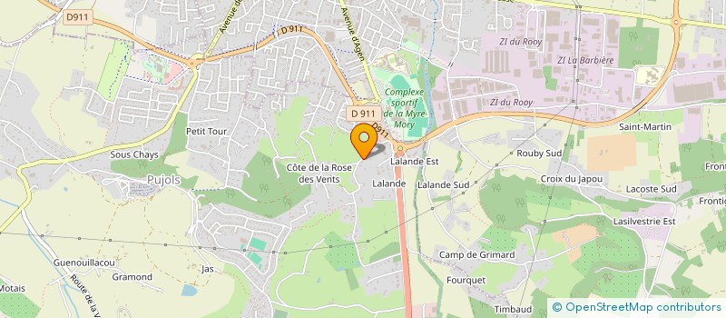 localisation de l'entreprise MADAME PIERRETTE MORANDI  PUJOLS