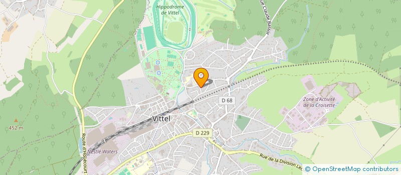 localisation de l'entreprise MADAME PIERRETTE NICOLAS  VITTEL