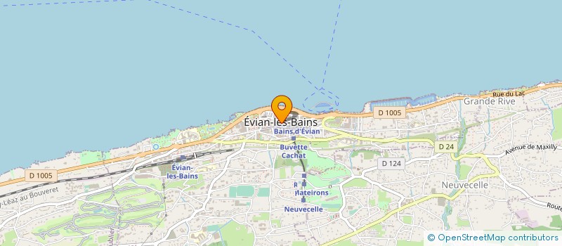 localisation de l'entreprise MADAME PIERRETTE OBLET  EVIAN-LES-BAINS