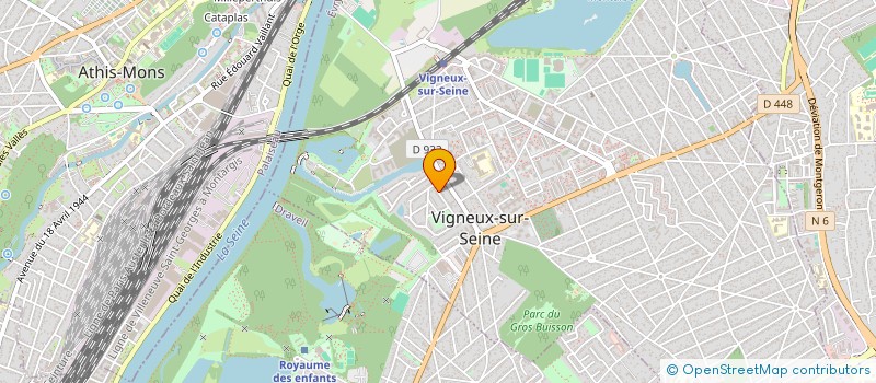 localisation de l'entreprise MADAME PIERRETTE PEARRON à VIGNEUX-SUR-SEINE